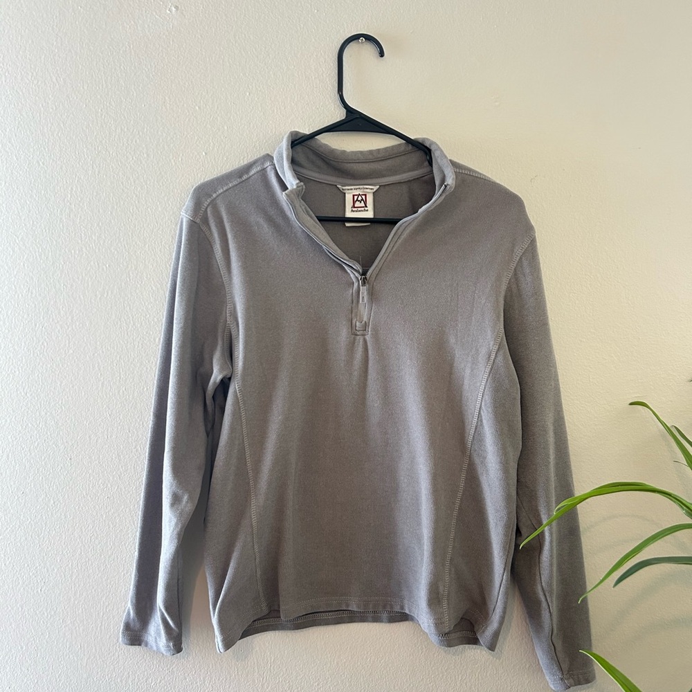 Avalanche Gray Zip Up Sweater